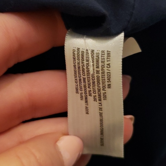 Old Navy Women's Navy Blue Cotton Pea Coat - Size XXL - Picture 10 of 11